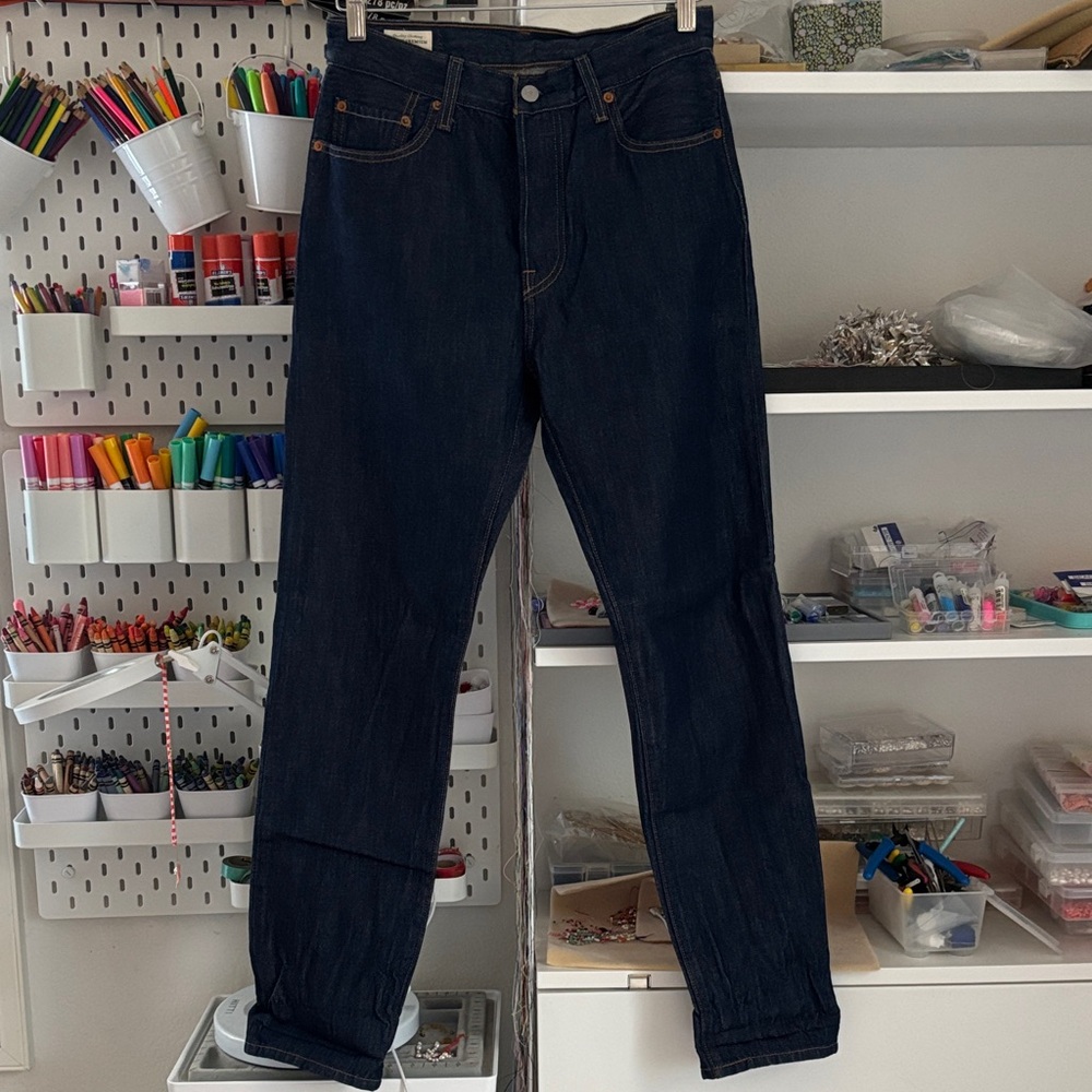 Levi's Women's Dark Blue Straight Leg Jeans